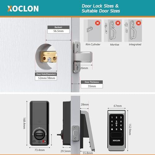 Exploring⁤ the XOCLON Smart Door Lock: ⁣Tech Specs and ‌Features