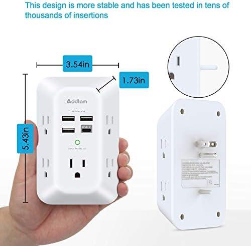 Comprehensive Review of Addtam’s 5-Outlet Surge Protector