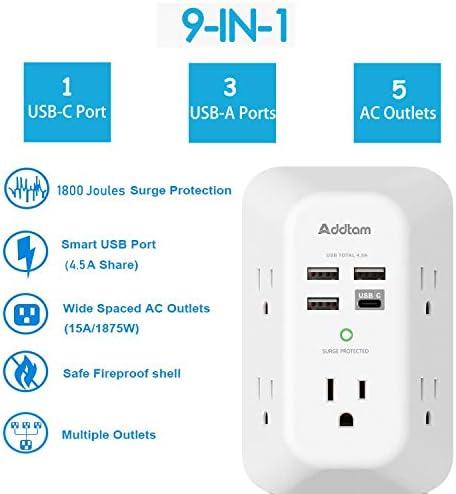 Comprehensive⁣ Review ⁣of Addtam’s 5-Outlet Surge Protector